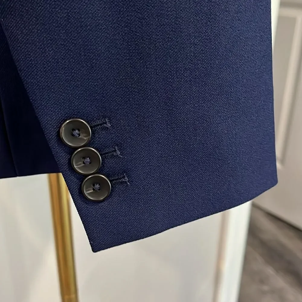 A.L.C. NWT Edie Jacket In French Navy - size 0 ($595) - Picture 10 of 14